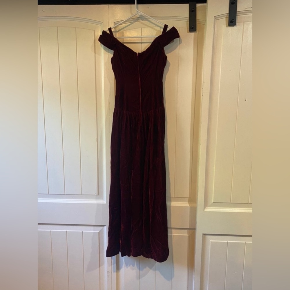 Vintage Velvet Prom Dress